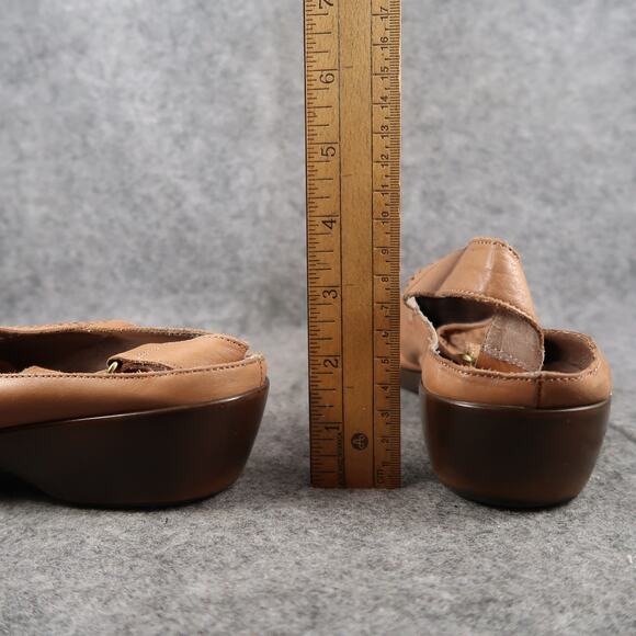 Easy Spirit Shoes Women 11 Sandal Dawn Slingback Casual Leather Perforated Brown - Picture 5 of 12